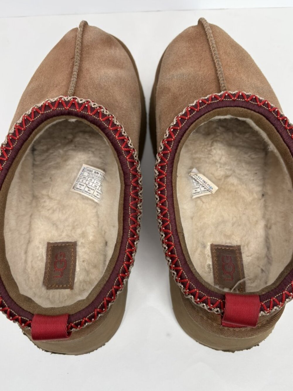 Ugg Tazz II Platform Slipper – Chestnut – Size 8 - Picture 6 of 13